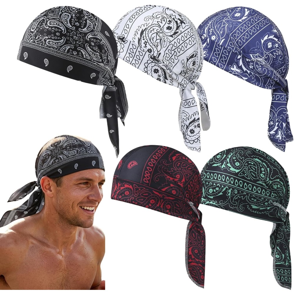 Skull Cap Helmet Liner - 1-5 шт. Охлаждающая дышащая влагоотводящая шапочка-бандана