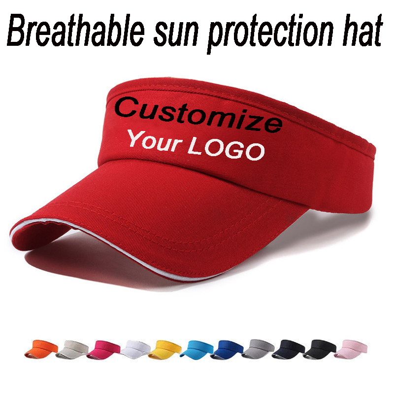 Visor Sun Hat - Солнцезащитный козырек с индивидуальным логотипом, дышащий,
