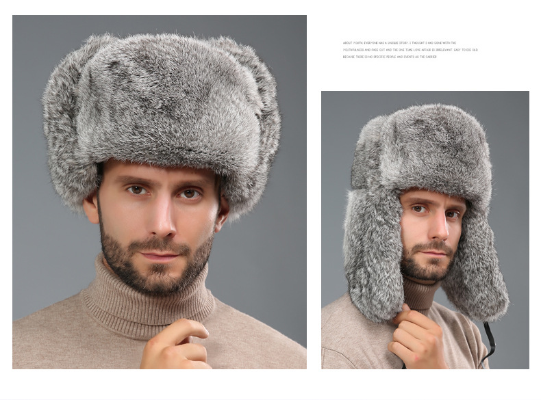 Trapper Hat Ear Flap - Шапки-бомберы, модная китайская северо-восточная кепка с