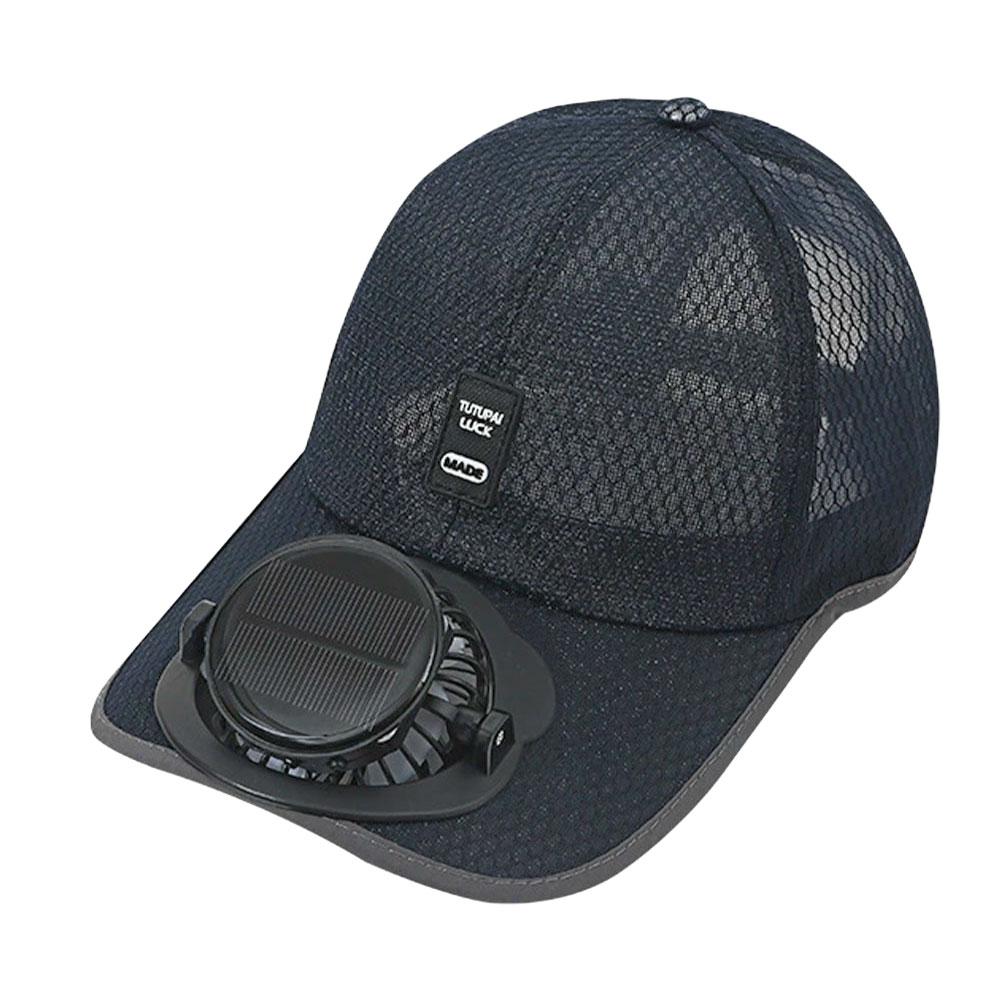 Golf Cap Dad - Сетчатая бейсболка с солнечным вентилятором, охлаждающая