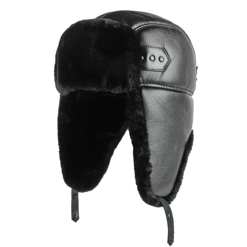 Trapper Hat Ear Flap - HT4002 Новая русская шапка из искусственной