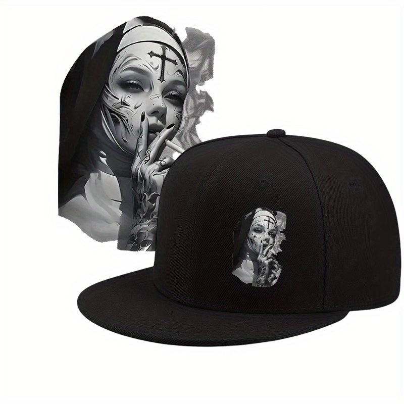 Snapback Hat Flat - Модная бейсболка с плоским козырьком, регулируемая,