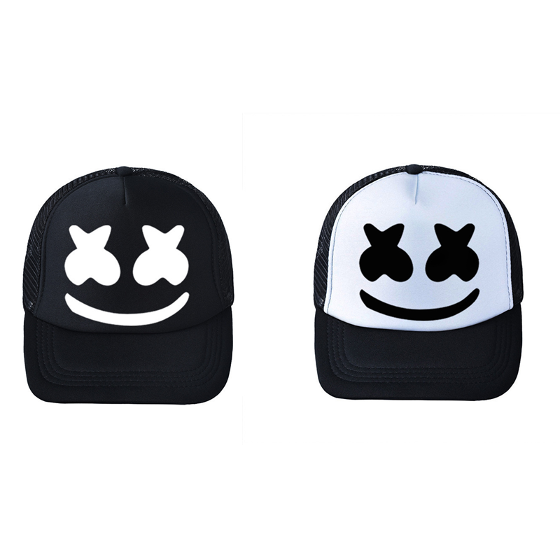 Trucker Cap Mesh - DJ хип-поп шляпа Marshmello косплей бейсболка