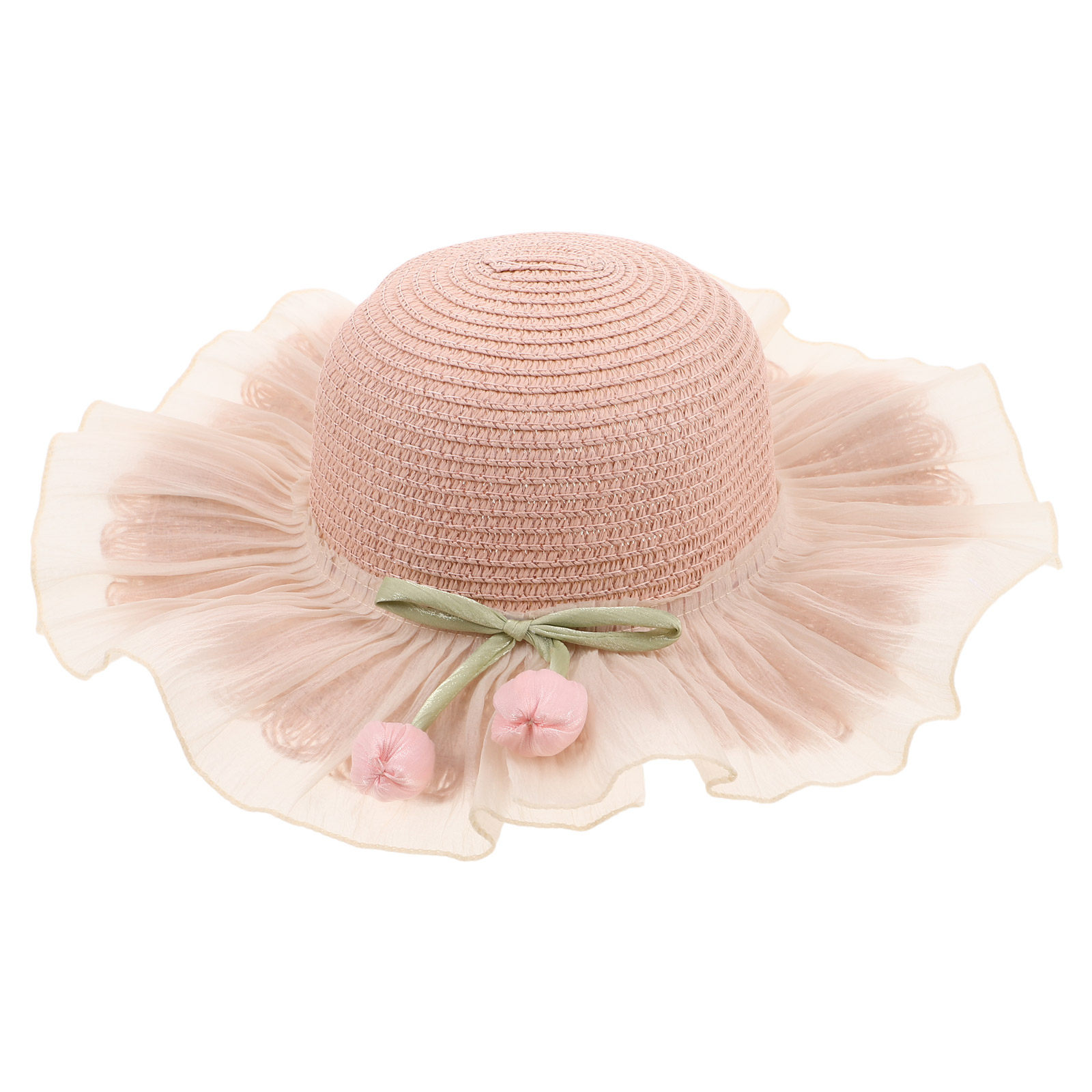 Sun Hat Wide Brim - Летняя соломенная шляпа для девочек с