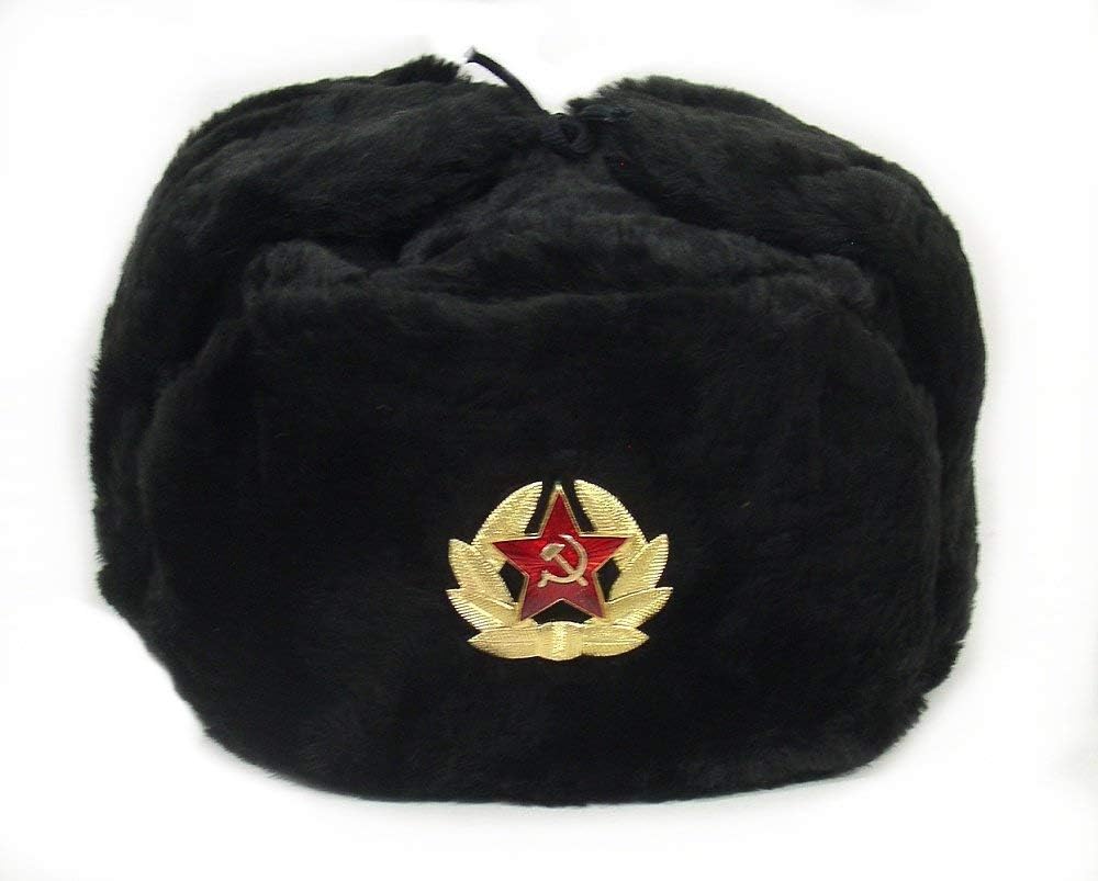 Trapper Hat Ear Flap - Русская шапка-ушанка в стиле советской армии,