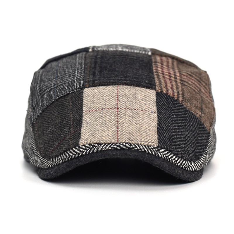 Newsboy Cap Ivy - Высококачественная классическая мужская лоскутная шляпа газетчика,