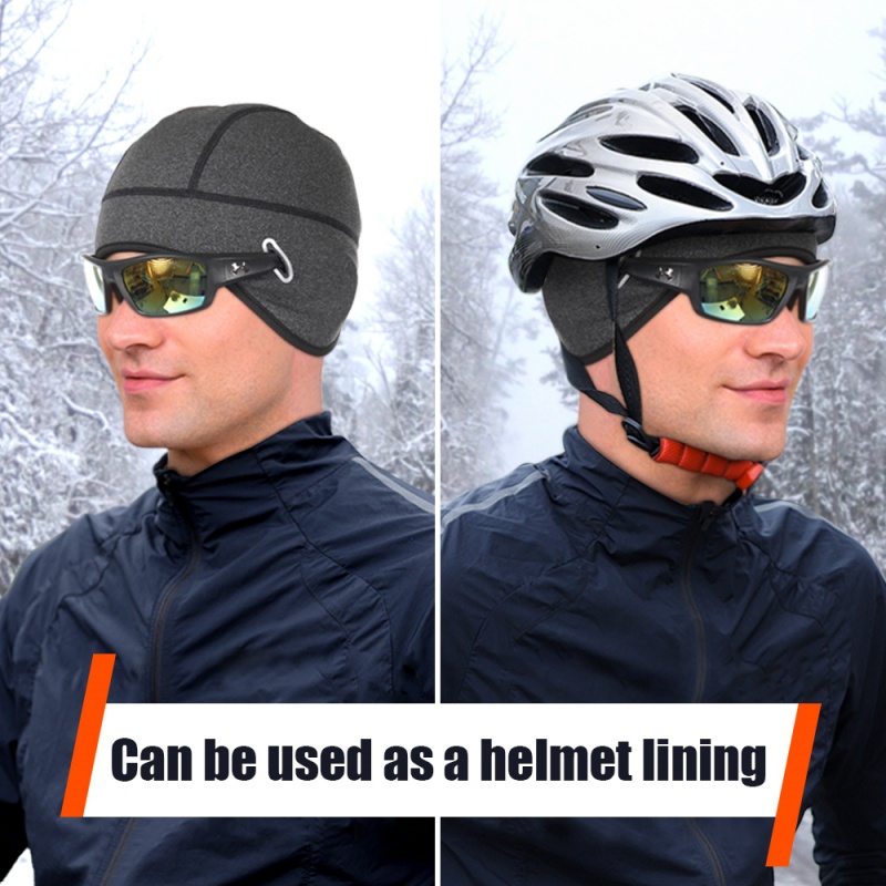Skull Cap Helmet Liner - Зимняя теплая кепка для езды на