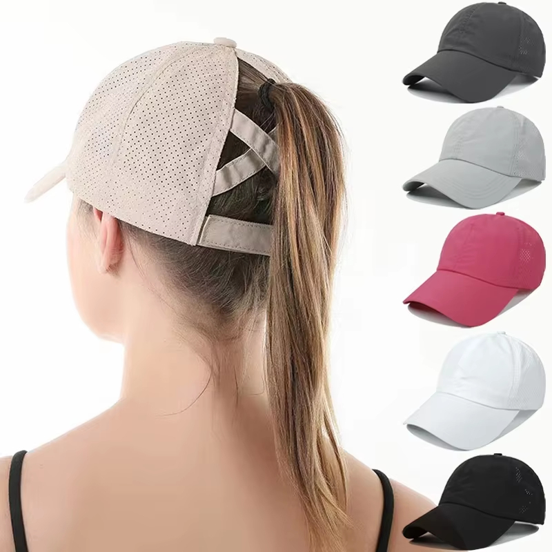 Baseball Cap Structured - Летние однотонные бейсболки для гольфа, женские