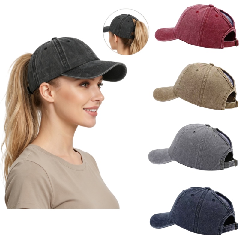 Golf Cap Dad - Бейсболка из стираного хлопка с регулируемым