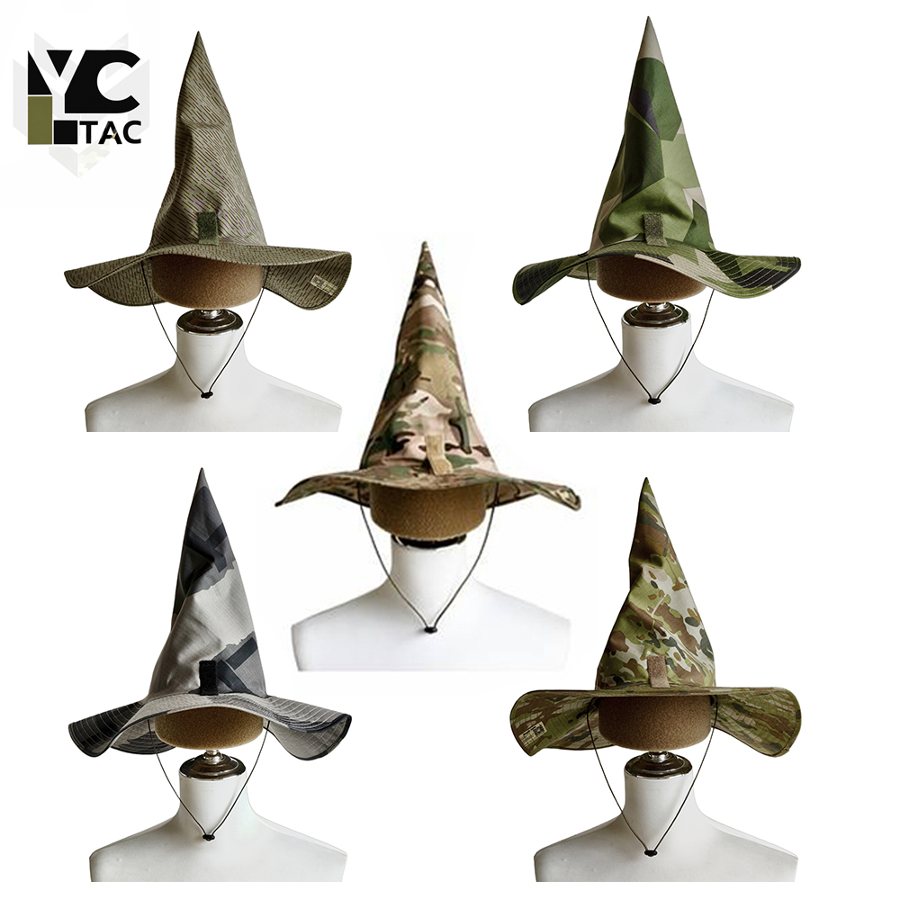 Boonie Hat Tactical - Тактическая камуфляжная шляпа YCTAC Camo Wizard