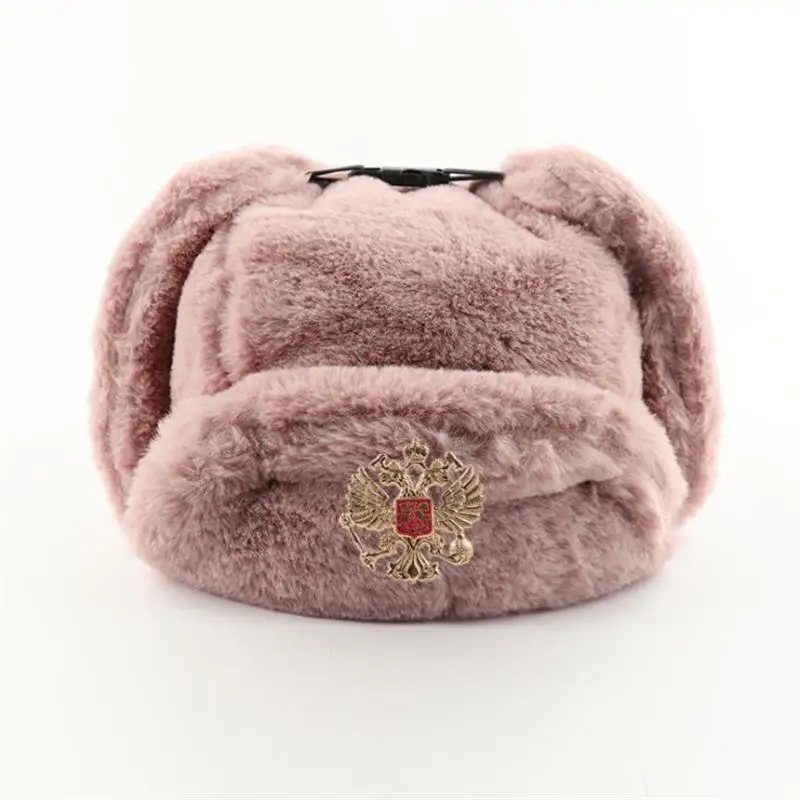 Trapper Hat Ear Flap - Советский значок, ушанка, мужские и женские