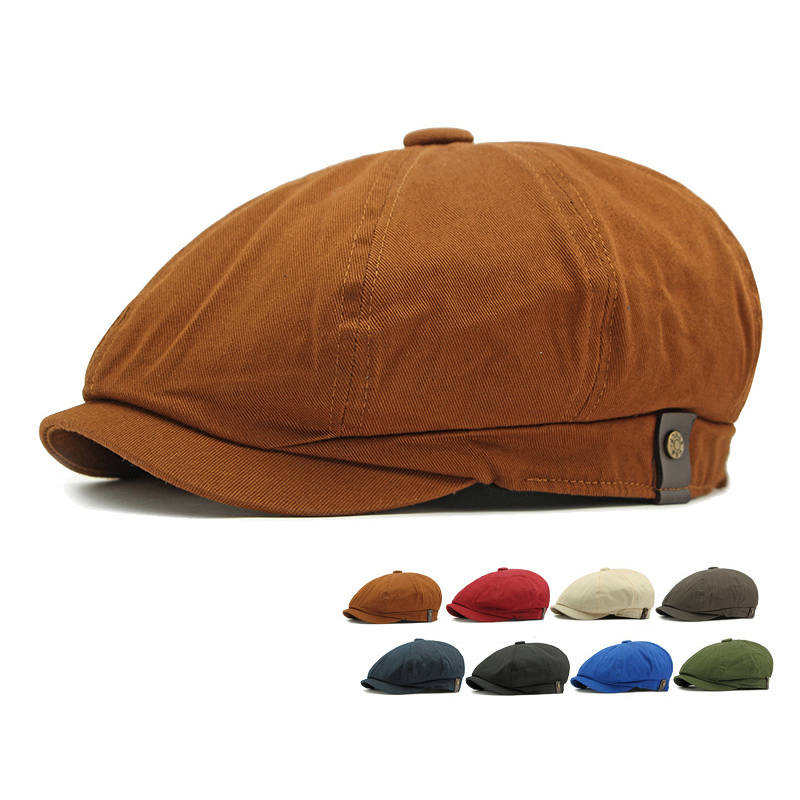 Newsboy Cap Ivy - Винтажная хлопковая кепка-берет Mistdawn в стиле