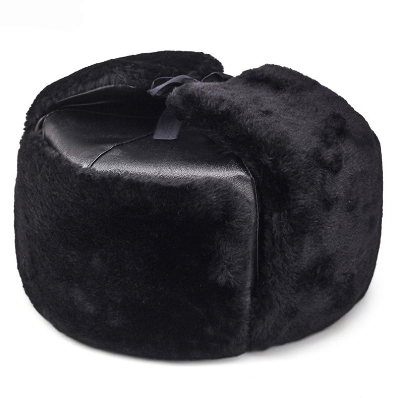 Trapper Hat Ear Flap - Теплая плотная Русская Шапка, Мужская армейская