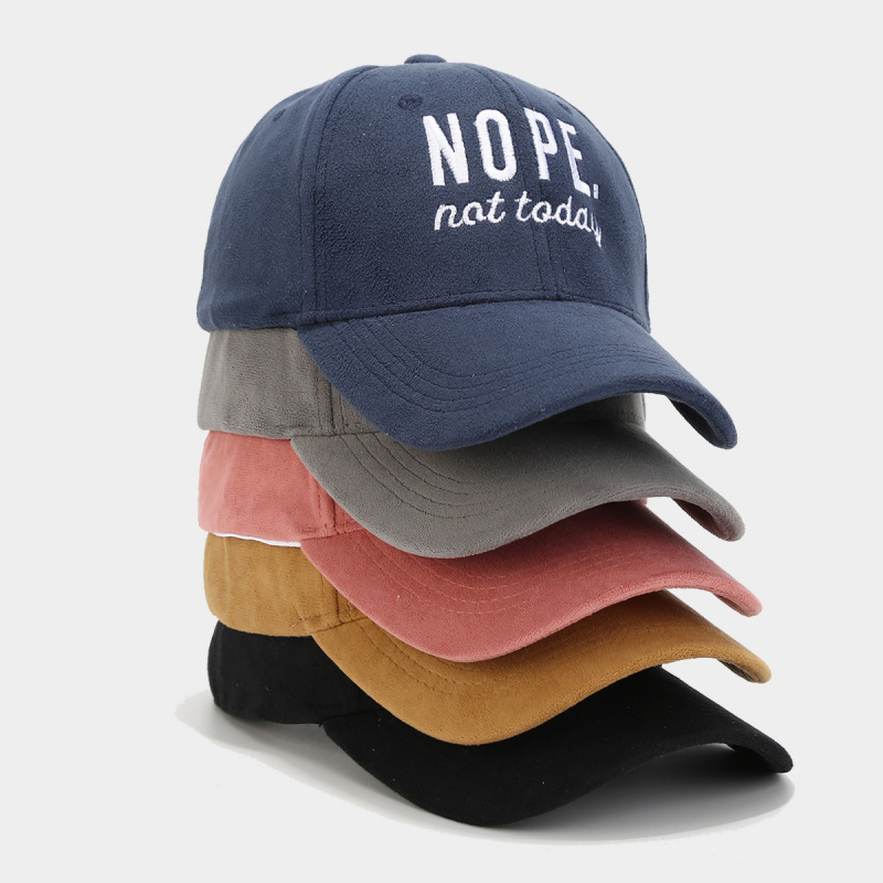 Dad Hat Cotton - Бейсболка с вышивкой «Nope Not Today»,