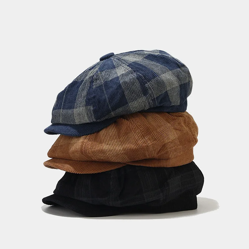 Newsboy Cap Ivy - Вельветовая кепка для мужчин и женщин,