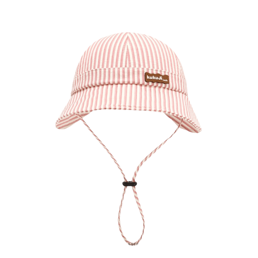 Bucket Hat Cotton - Новая полосатая детская панама с регулируемой