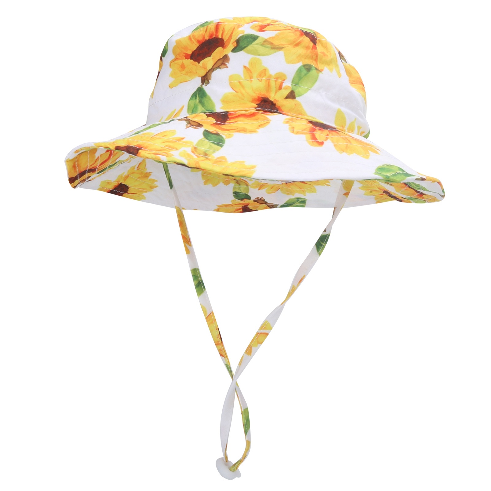 Bucket Hat Cotton - Детская пляжная панама с цветочным узором,