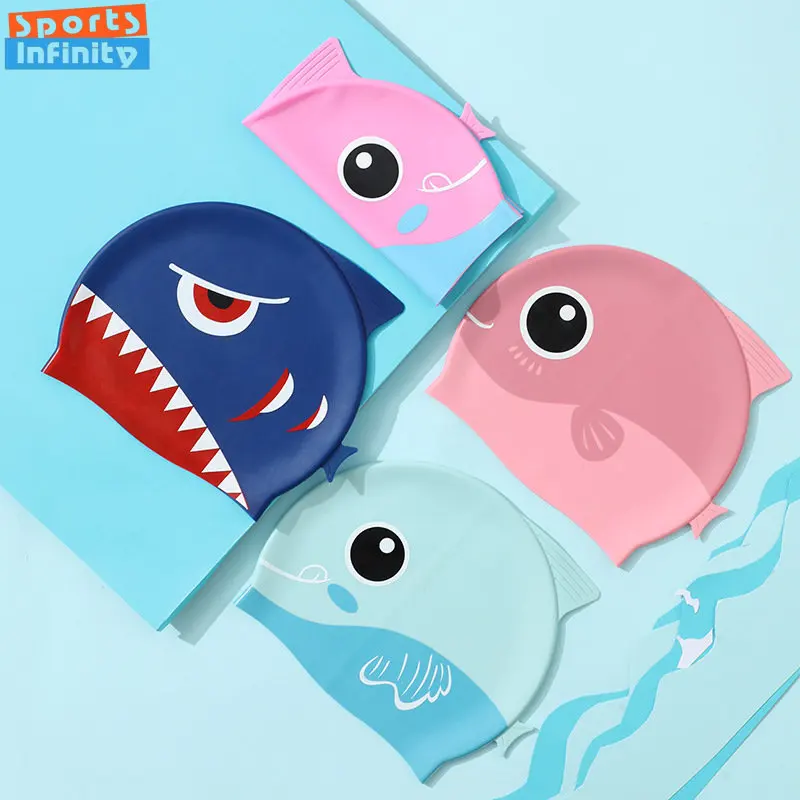 Swim Hat Silicone - Мультяшная силиконовая шапочка для плавания с