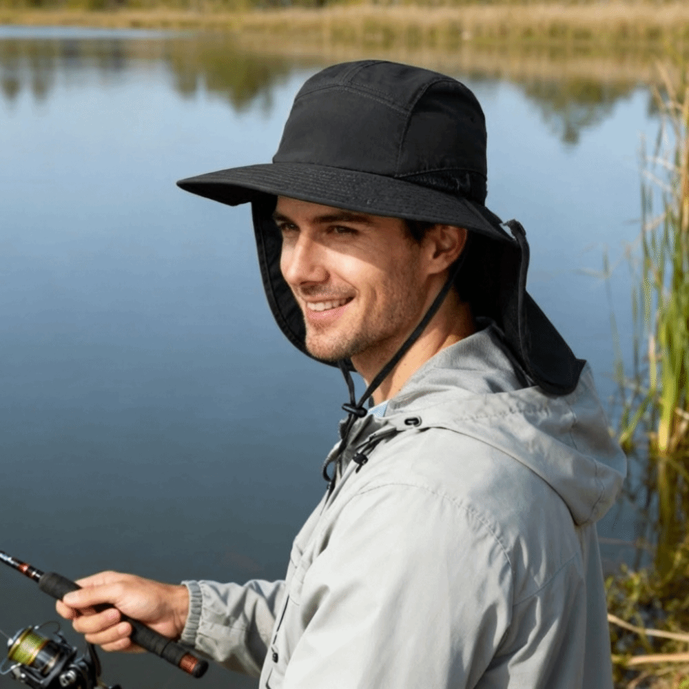 Bucket Hat Cotton - Шляпа от солнца с широкими полями,
