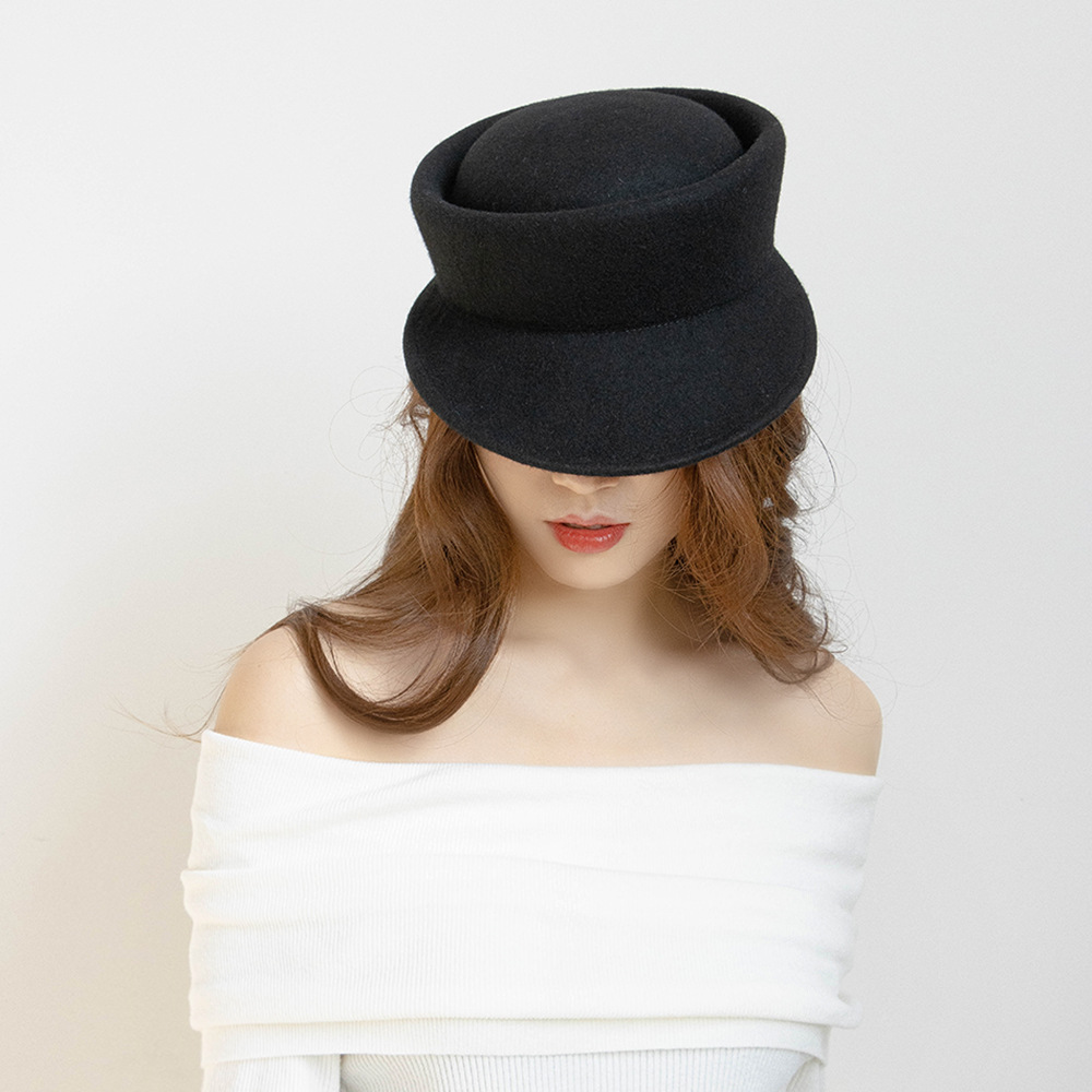 Beret French Wool - Шерстяная фетровая кепка во французском стиле,