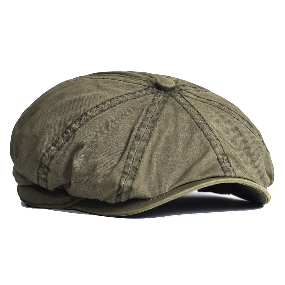 Newsboy Cap Ivy - Кепка газетчика из стираного хлопка, остроконечная
