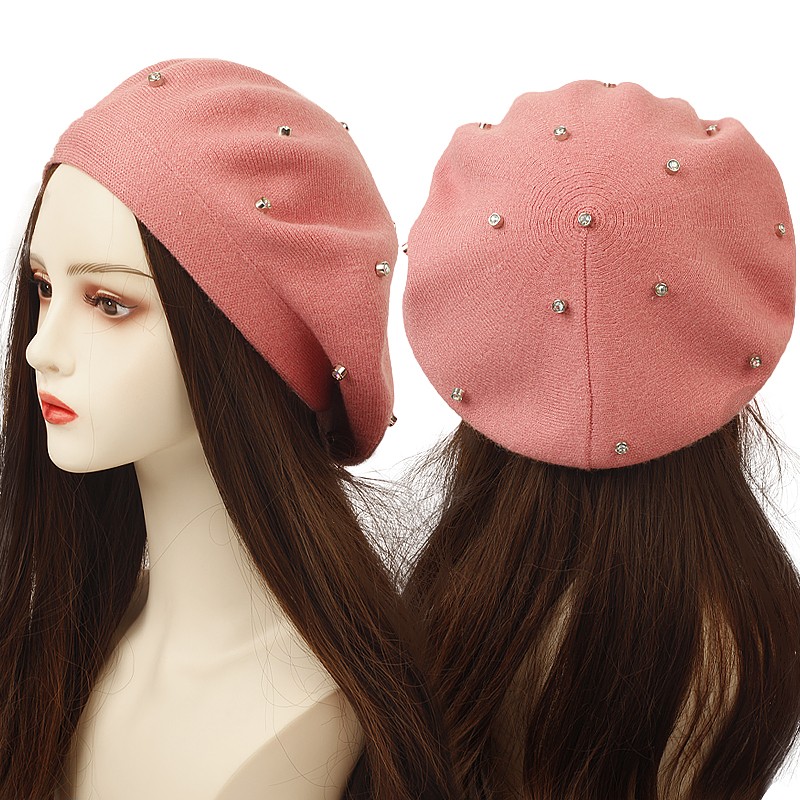 Женские цветные береты со стра – обзор и цена Beret French Wool