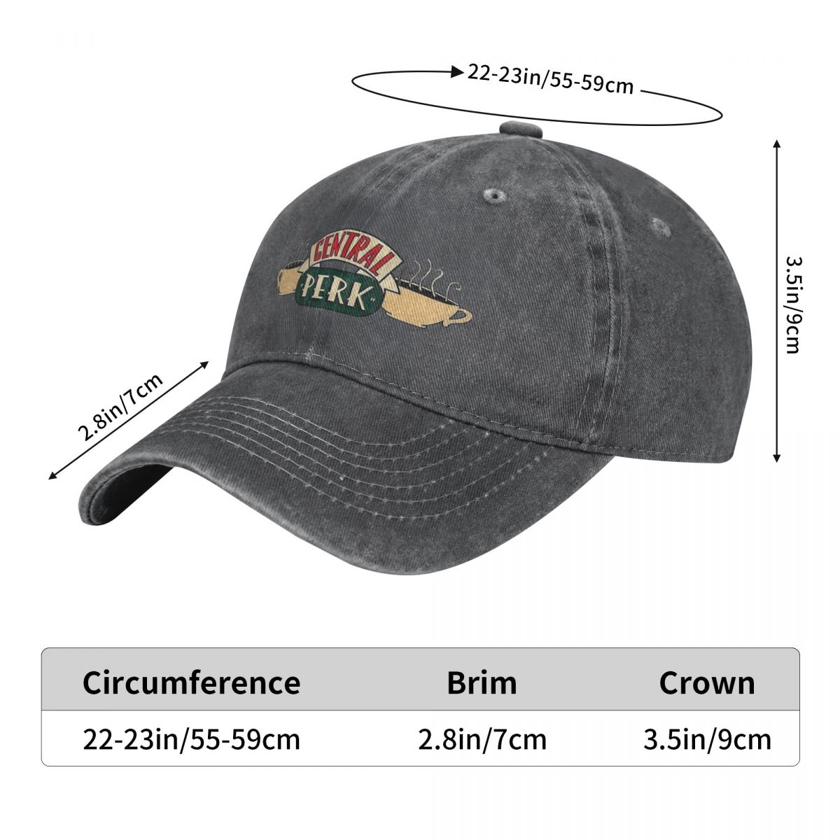Постиранная мужская бейсболка  – обзор и цена Golf Cap Dad