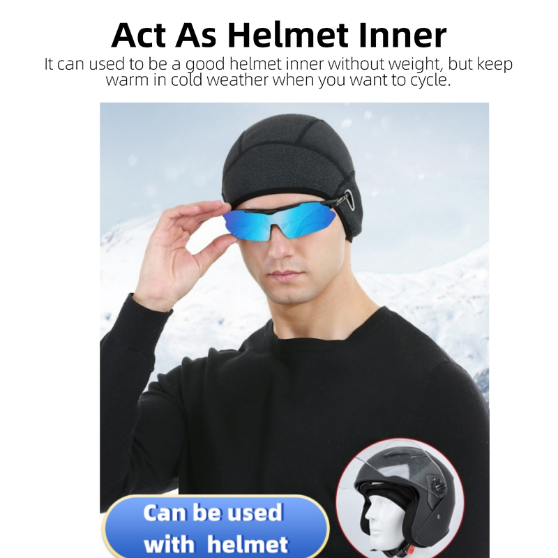 Зимняя теплая флисовая шапка-п – обзор и цена Skull Cap Helmet Liner