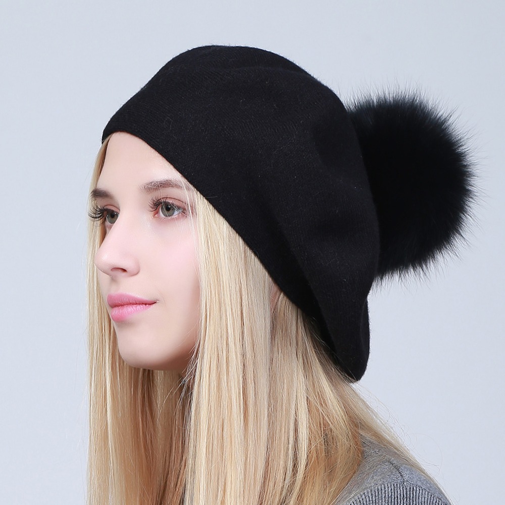 Geebro женский берет, зимний п – обзор и цена Beret French Wool