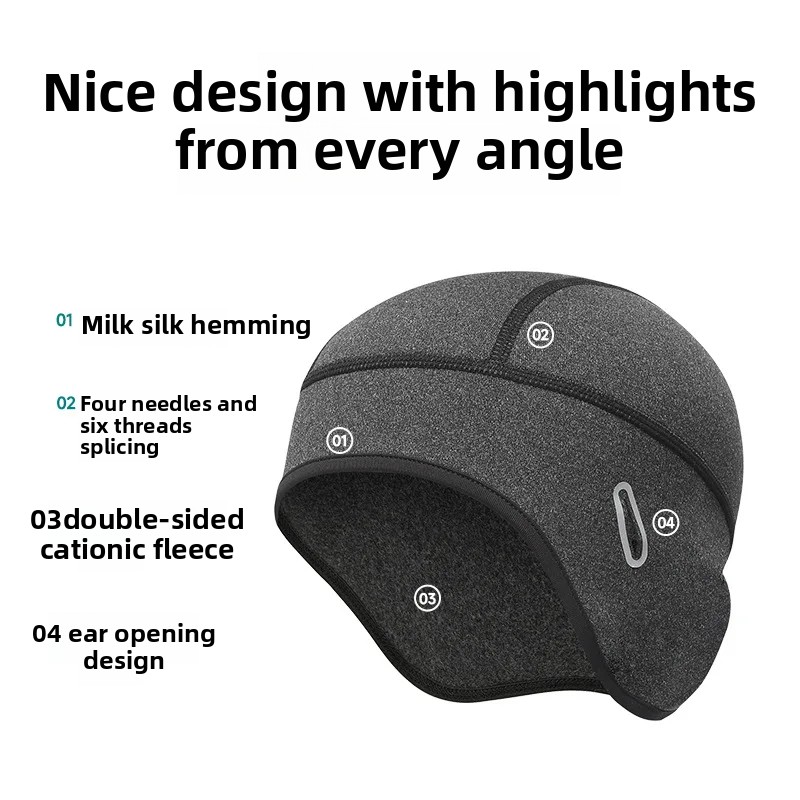 Зимняя теплая кепка для езды н – обзор и цена Skull Cap Helmet Liner