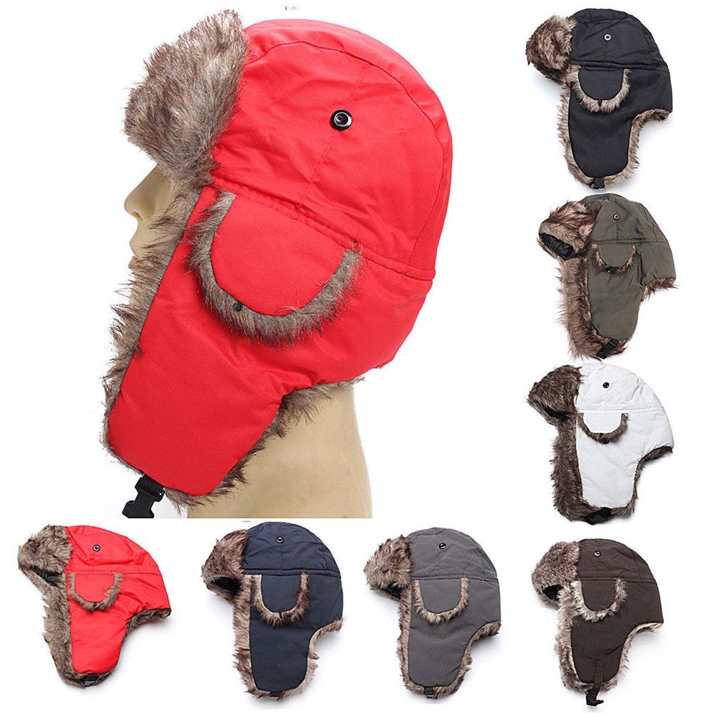 Теплая зимняя лыжная шапка с м – обзор и цена Trapper Hat Ear Flap