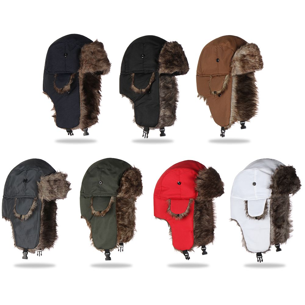 Теплая зимняя лыжная шапка с м – обзор и цена Trapper Hat Ear Flap