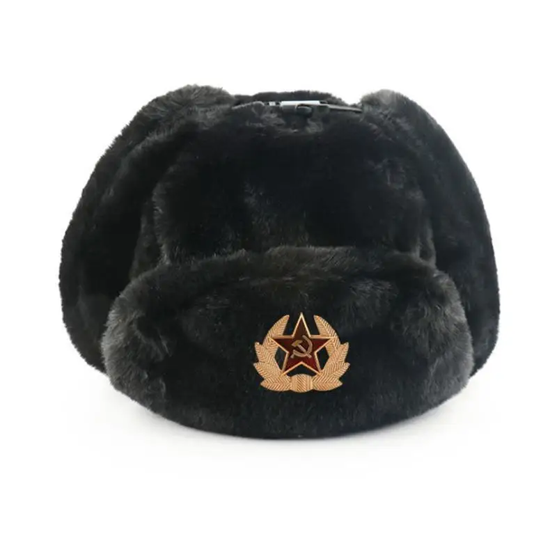Советский значок, ушанка, мужс – обзор и цена Trapper Hat Ear Flap