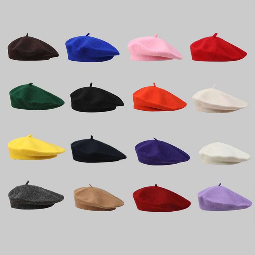 Модные теплые зимние шерстяные – обзор и цена Beret French Wool