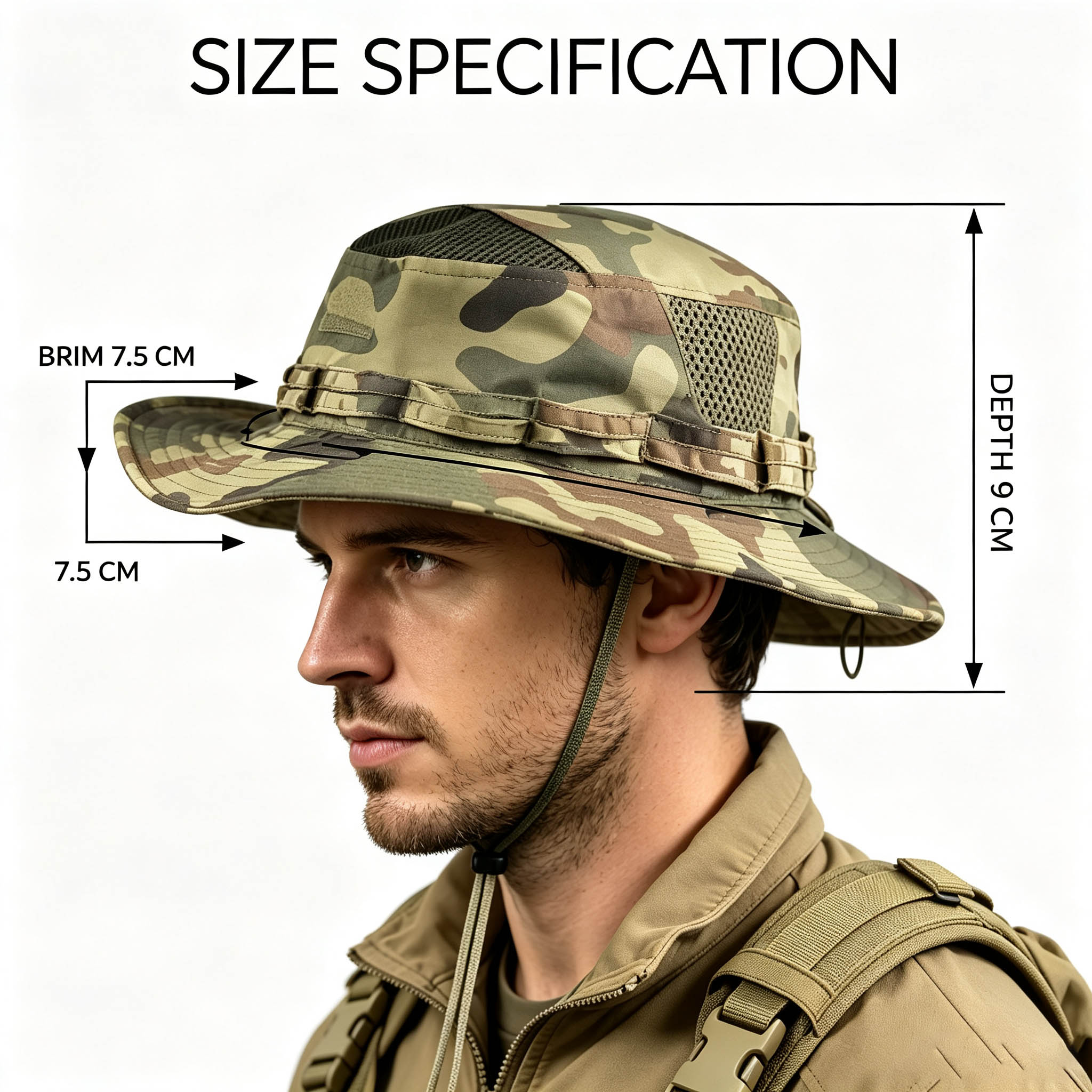 Тактическая панама для мужчин  – обзор и цена Boonie Hat Tactical