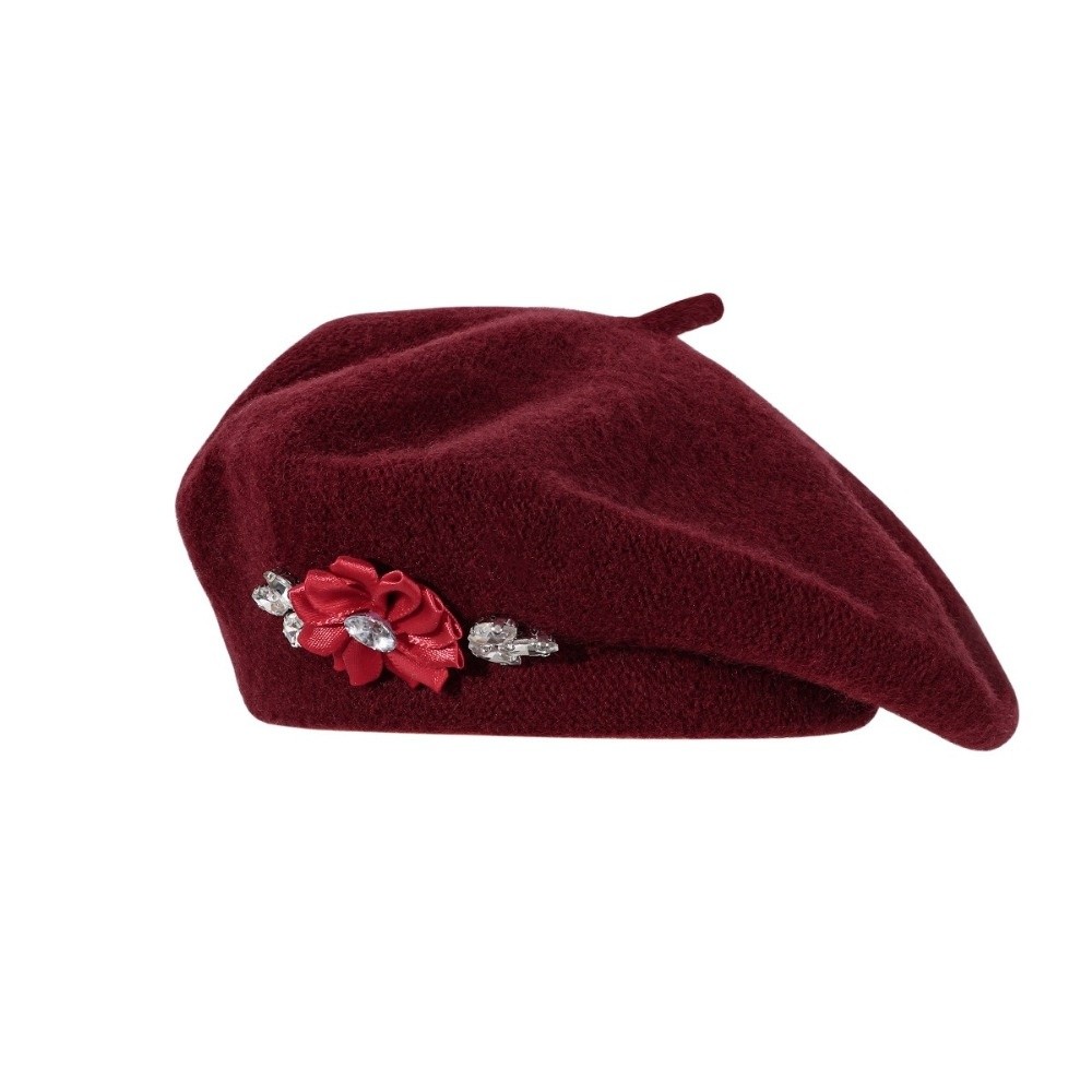 Мягкий шерстяной берет однотон – обзор и цена Beret French Wool
