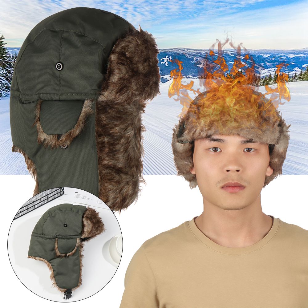 Теплая зимняя шапка-ушанка с у – обзор и цена Trapper Hat Ear Flap