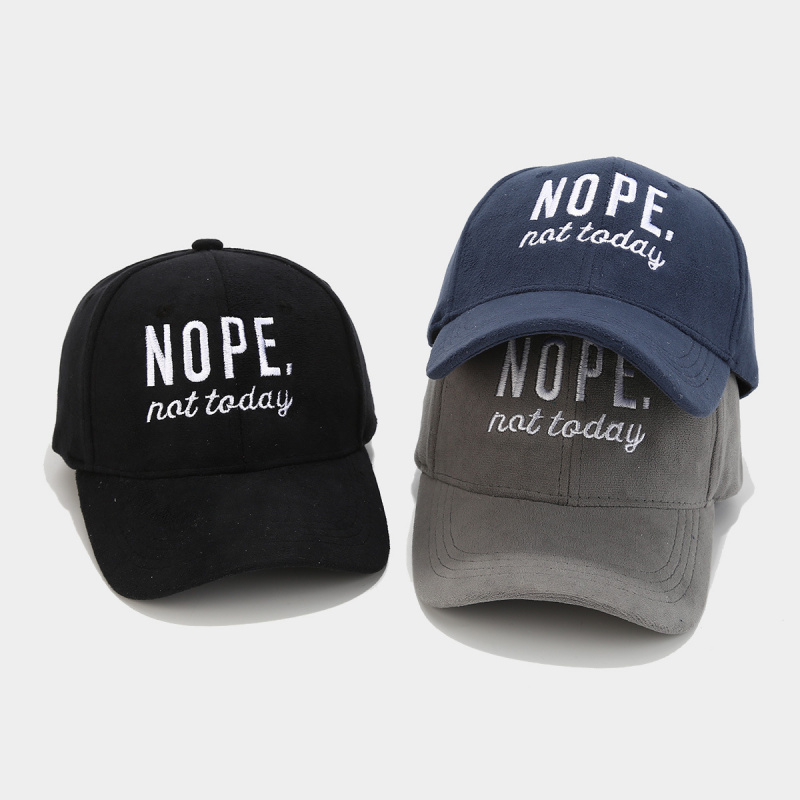 Бейсболка с вышивкой «Nope Not – обзор и цена Dad Hat Cotton