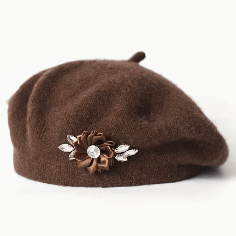 Модный однотонный шерстяной бе – обзор и цена Beret French Wool