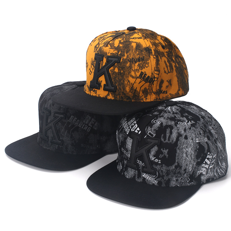 Кепка с буквой K для мужчин и  – обзор и цена Snapback Hat Flat
